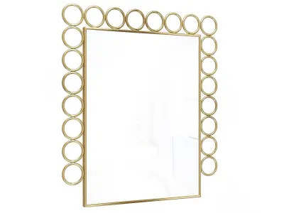 Mirror in a metal frame GZ-M1037 3D model