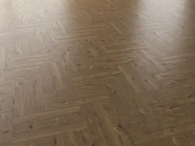 Parquet Oak Estate NEW Brushed set 2 3D model