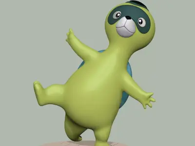 OAK Fregolo Captain Future Capitaine Flam 3D model