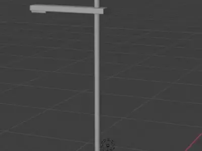 Design Street Light  Free low-poly 3D model