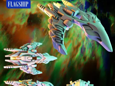 Twilight Imperium Ships Argent Flight 3D print models 3D print model