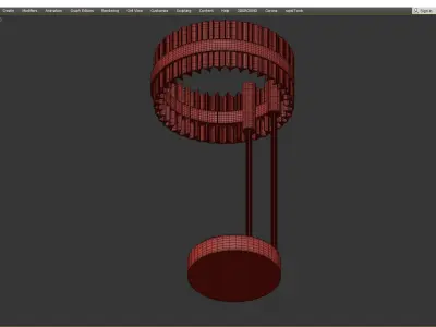 Saturno by Baroncelli Low-poly 3D model