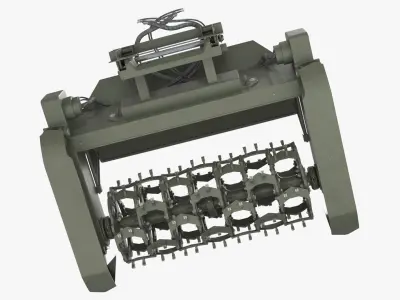  Mine Neutralization Module with Armored Housing Military Green 