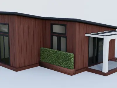 Modern Tiny House 3D model