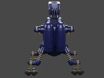 3D model robot 3D model