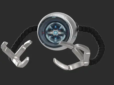Droid avengers watch Low-poly 3D model
