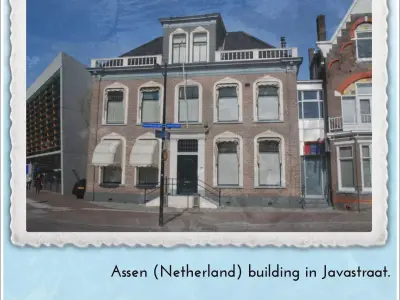 House in Javastraat street Assen Netherland - Modern WW2 WW1 Wor 3D print model