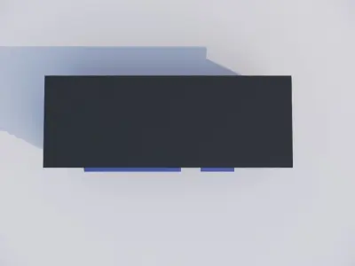 Rapair shops low poly Low-poly 3D model