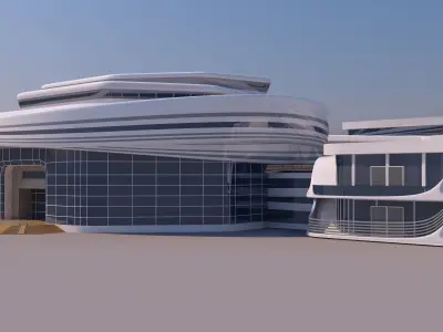 0115 - Modern Building 3D model