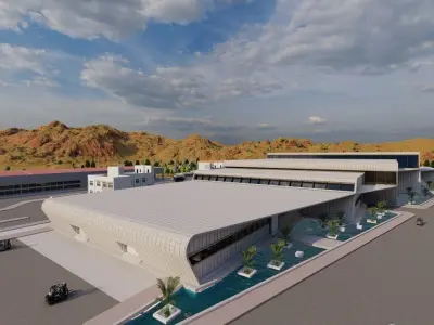 Industrial Factory-Factory building 3D model