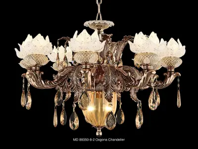 89350 Osgona Collection of Murano Glass Lamps 3D Model Pack