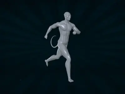 AVTR-004 Avatar Running Animation 3D model