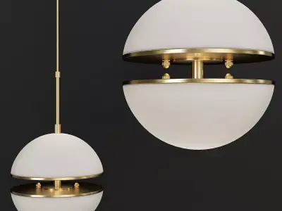 HANGING LAMP SPIRIDON SINGLE 3d model Low-poly 3D model