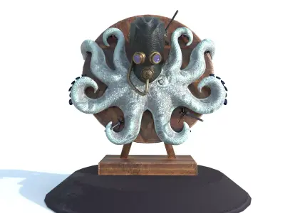 Fearless Octopus 3D model