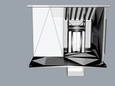 Elevator Interior Scene Free 3D model