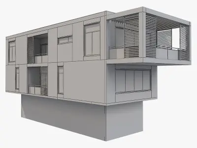 Modern House 6 3D model