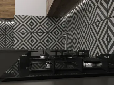 kitchen design 3D model