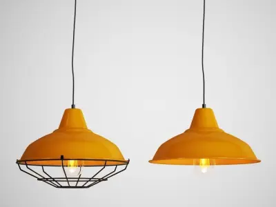 Hanging Lamps 4 in 1 LOFT HOUSE 3D model