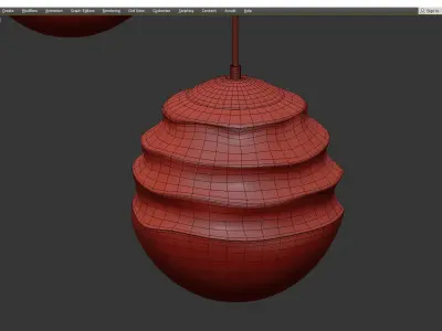 Hanging lamp Vinare Low-poly 3D model