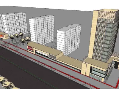 vacation spot-Resort-Fashion Leisure Hotel-0192 3D model