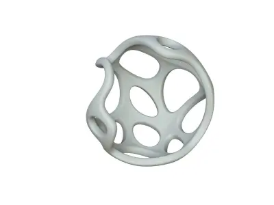 SciFi Cube Object No 37451 Low Poly Shape Texture