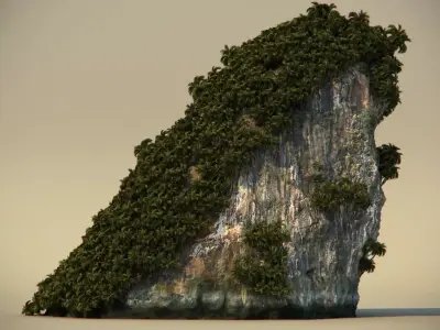 Thailand Rock 3 3D model
