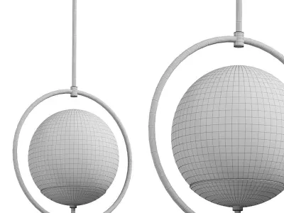 Volta Pendant by lightology 3D model