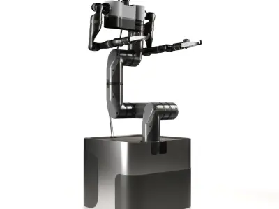 Robot house assistant 3D model