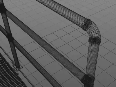 C4D catwalk 3D model