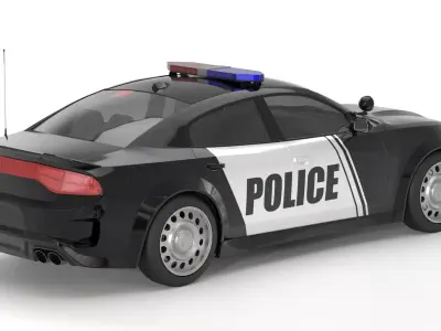  Generic Police Car 02 