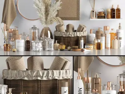 Bathroom accessories04 3D model