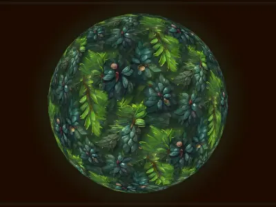 Grass Pine Forest Floor --20 TEXTURES-- Hand-painted --PACK 4--- Texture