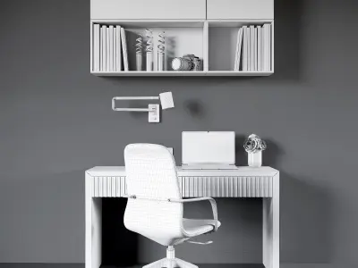 Office Workplace 3D model