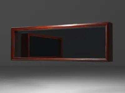 Sound Proof Studio Window Low-poly 3D model