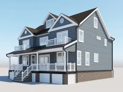 American house  3D model