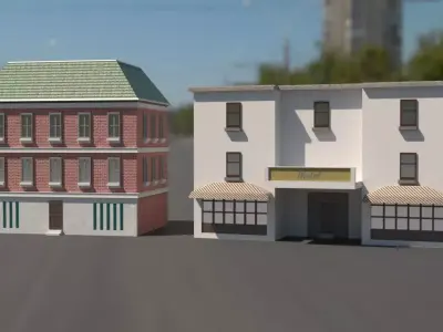 Building 3D models 3D Model Pack