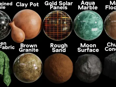 Blender Procedural Material Pack 20 Texture