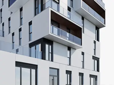 Modern apartment 3D model get