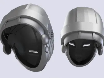 Major West Helmet Lost in Space 1998 3D print model