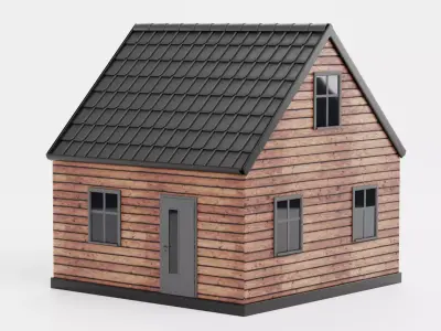 -Stylized House V2- 3D model