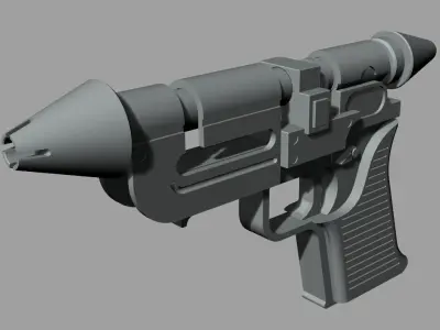 RK-3 Imperial hand blaster of Thrawnaccurate 3d print model 3D print model