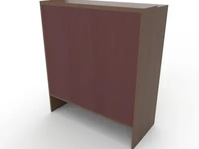 commode 15 Low-poly 3D model