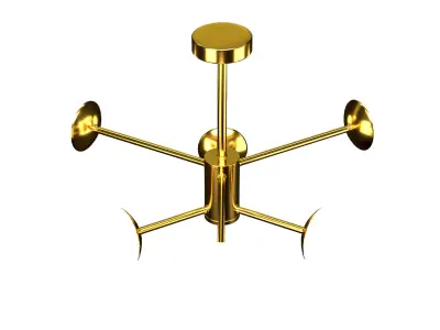 Gold Lamp 3D model