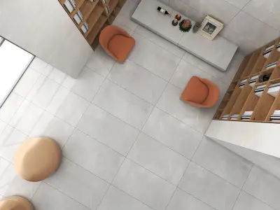 minimal interior scene with 3ds max and vray 3D model