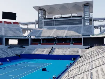 Arena GNP Seguros - Acapulco Mexico 3D model