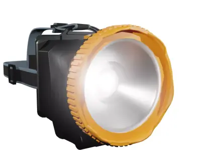 headlamp flashlight 3D model