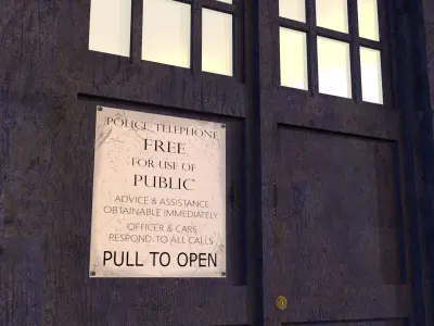 The 10th Doctors Tardis 3D model