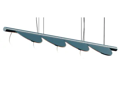 Flos Almendra S4 Linear Pendant Lamp 3D model