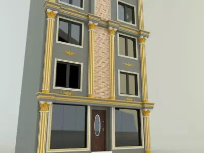 building 582 classic 3D model