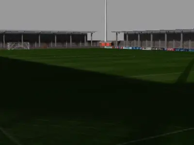 Broadhurst Park Stadium FC United Low-poly 3D model
